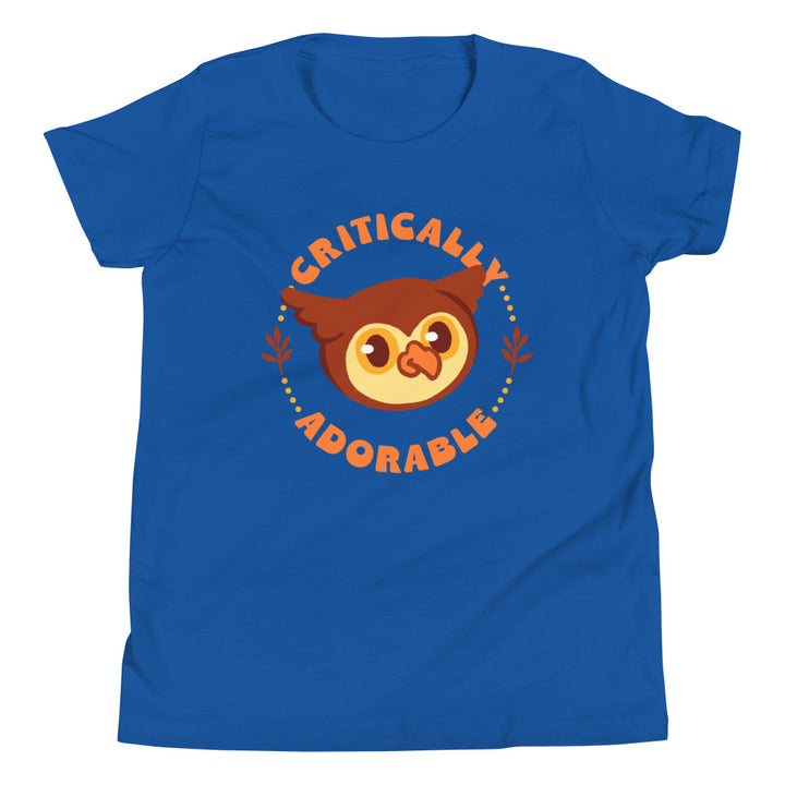 Critically Adorable Owlbear Youth Shirt - Geeky merchandise for people who play D&D - Merch to wear and cute accessories and stationery Paola's Pixels