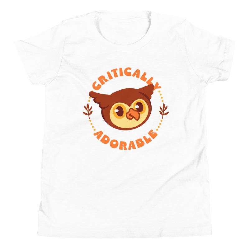 Critically Adorable Owlbear Youth Shirt - Geeky merchandise for people who play D&D - Merch to wear and cute accessories and stationery Paola&