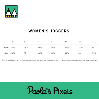 Warlock Women's Joggers - Geeky merchandise for people who play D&D - Merch to wear and cute accessories and stationery Paola's Pixels