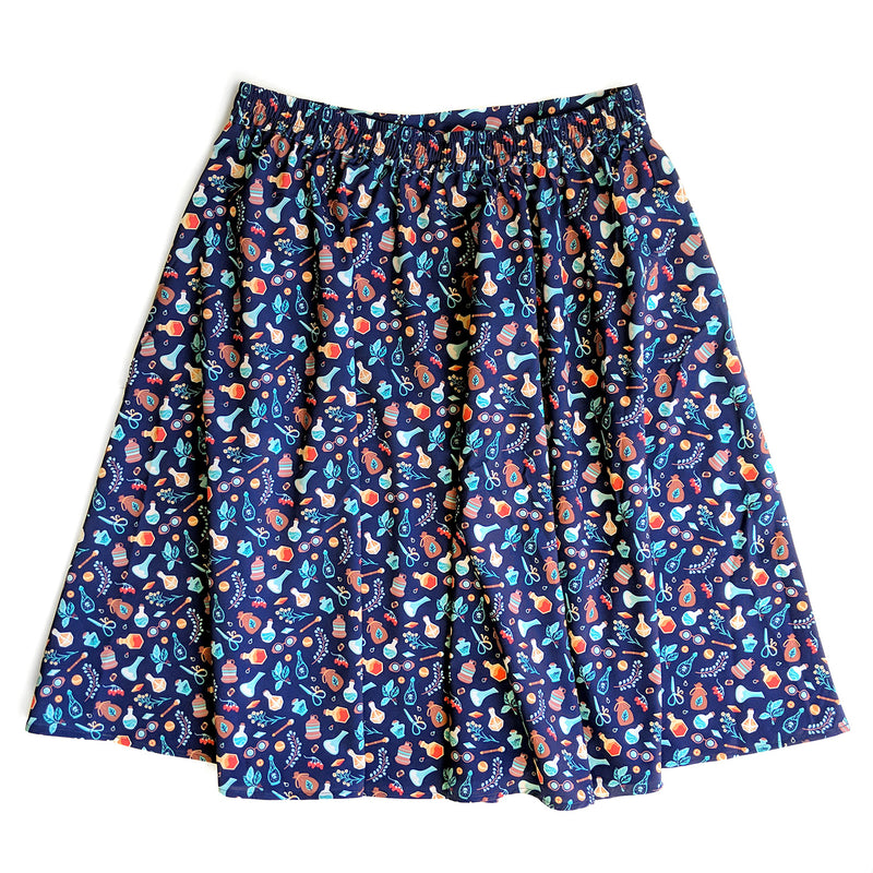 Alchemist Midi Skirt - Geeky merchandise for people who play D&D - Merch to wear and cute accessories and stationery Paola&