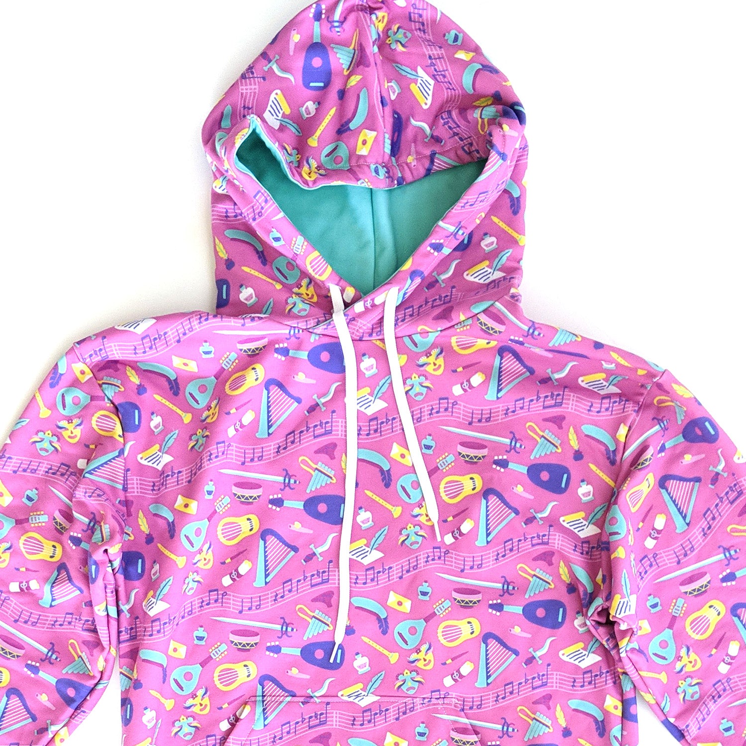 Bard Hoodie - Geeky merchandise for people who play D&D - Merch to wear and cute accessories and stationery Paola's Pixels