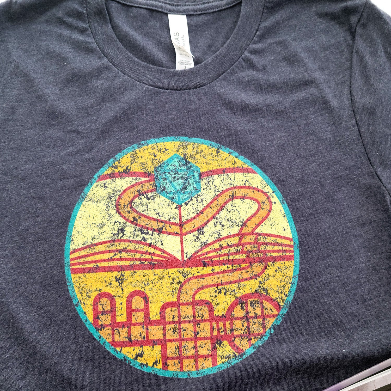 Game Master Circle Shirt - Geeky merchandise for people who play D&D - Merch to wear and cute accessories and stationery Paola's Pixels