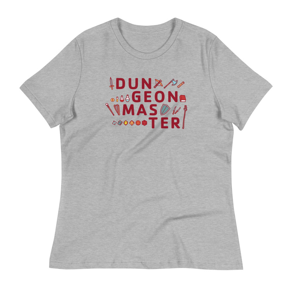 Dungeon Master Women's Shirt - Geeky merchandise for people who play D&D - Merch to wear and cute accessories and stationery Paola's Pixels