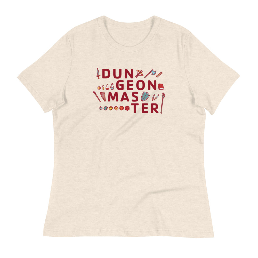 Dungeon Master Women's Shirt - Geeky merchandise for people who play D&D - Merch to wear and cute accessories and stationery Paola's Pixels