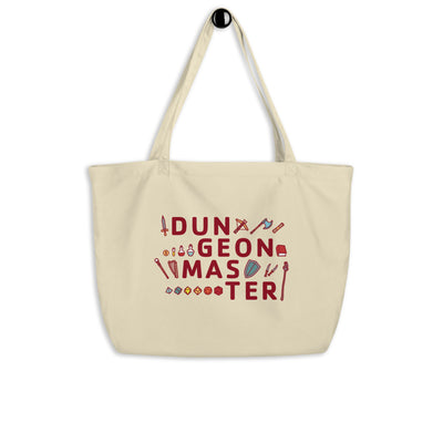 Dungeon Master Tote Bag - Geeky merchandise for people who play D&D - Merch to wear and cute accessories and stationery Paola's Pixels
