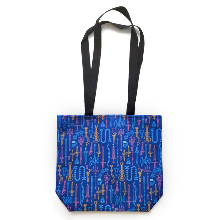 Damage Dealer Tote bag - Geeky merchandise for people who play D&D - Merch to wear and cute accessories and stationery Paola's Pixels