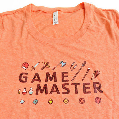 Game Master Women's Shirt - Geeky merchandise for people who play D&D - Merch to wear and cute accessories and stationery Paola's Pixels