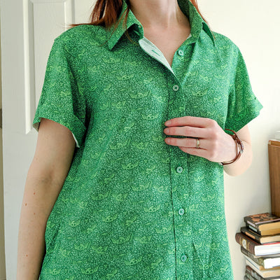 Goblins Women's Button Up - Geeky merchandise for people who play D&D - Merch to wear and cute accessories and stationery Paola's Pixels