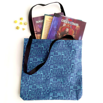 Game Master Tote Bag - Geeky merchandise for people who play D&D - Merch to wear and cute accessories and stationery Paola's Pixels