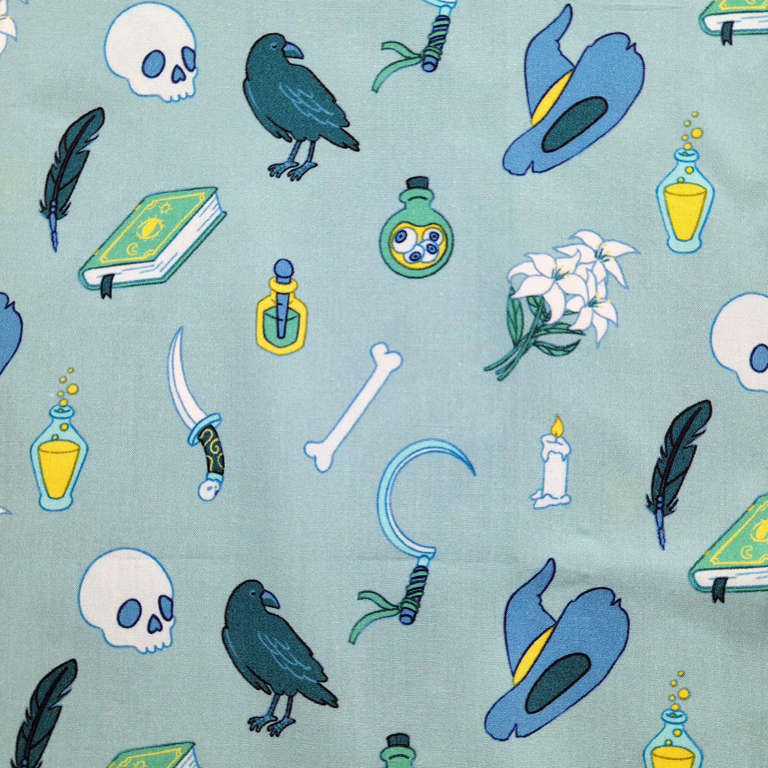 Necromancer Unisex Button Up - Geeky merchandise for people who play D&D - Merch to wear and cute accessories and stationery Paola's Pixels