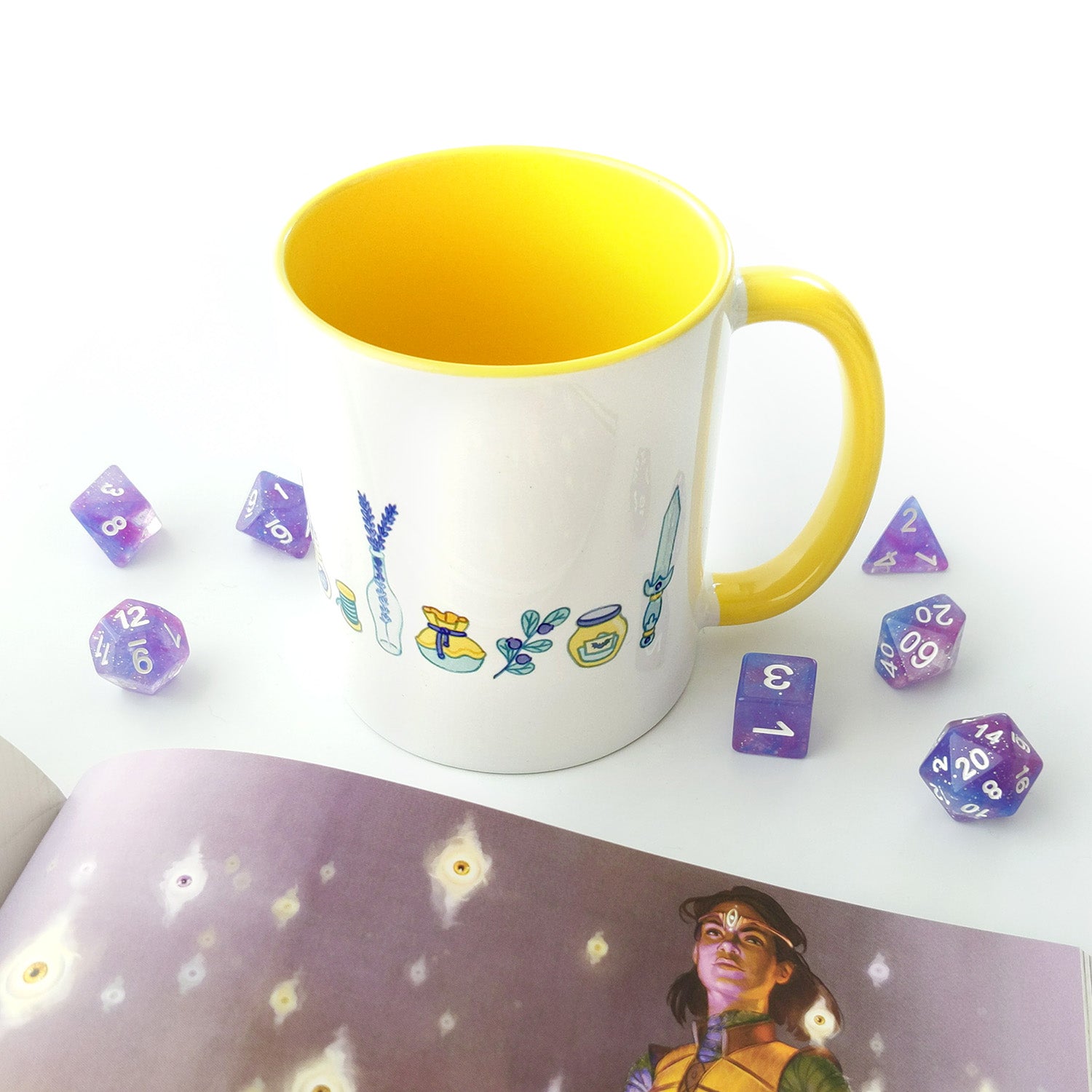 Wizard Mug - Geeky merchandise for people who play D&D - Merch to wear and cute accessories and stationery Paola's Pixels