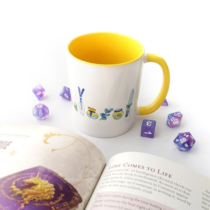 Wizard Mug - Geeky merchandise for people who play D&D - Merch to wear and cute accessories and stationery Paola's Pixels