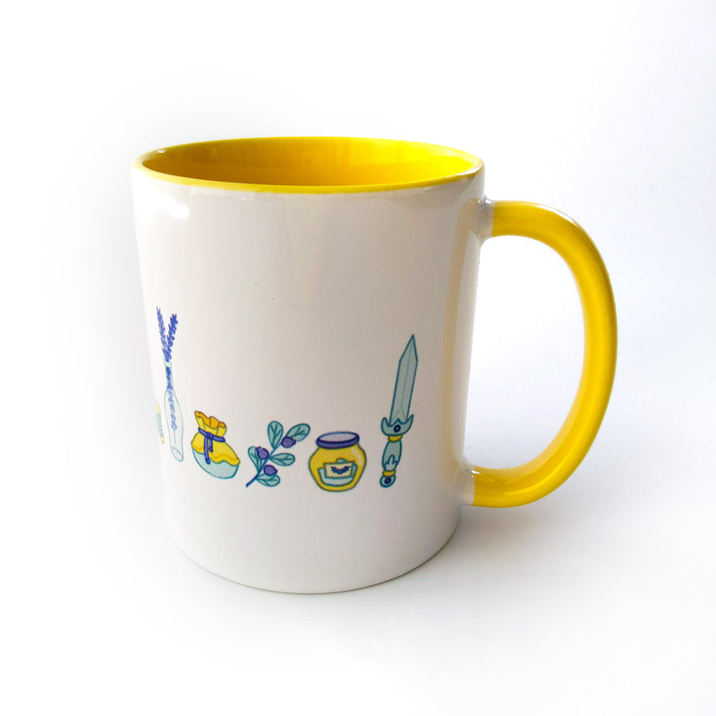 Wizard Mug - Geeky merchandise for people who play D&D - Merch to wear and cute accessories and stationery Paola&