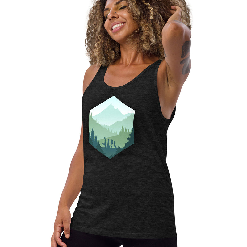 Adventure d20 Tank Top - Geeky merchandise for people who play D&D - Merch to wear and cute accessories and stationery Paola&