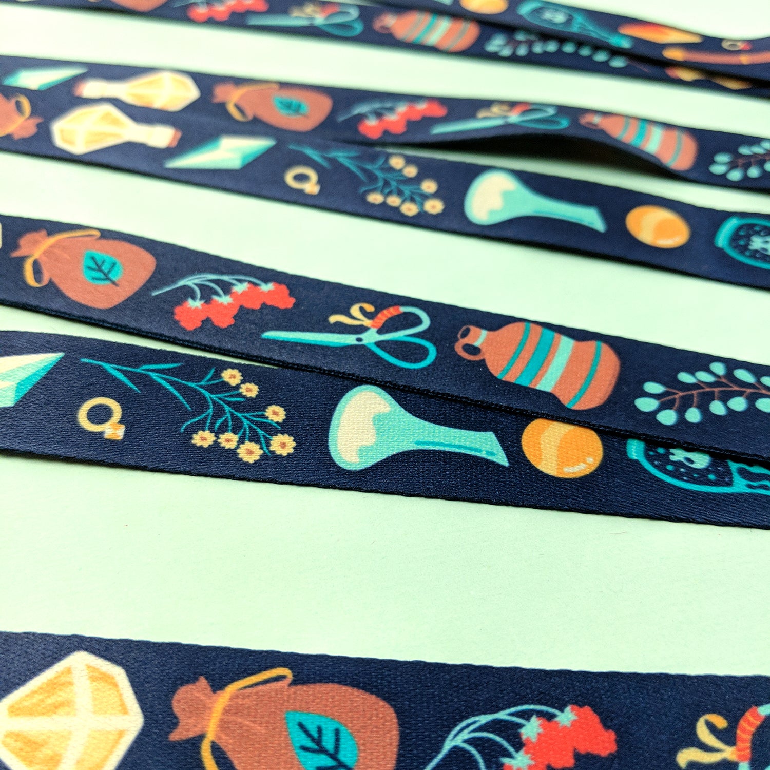 Alchemist Lanyard - Geeky merchandise for people who play D&D - Merch to wear and cute accessories and stationery Paola's Pixels