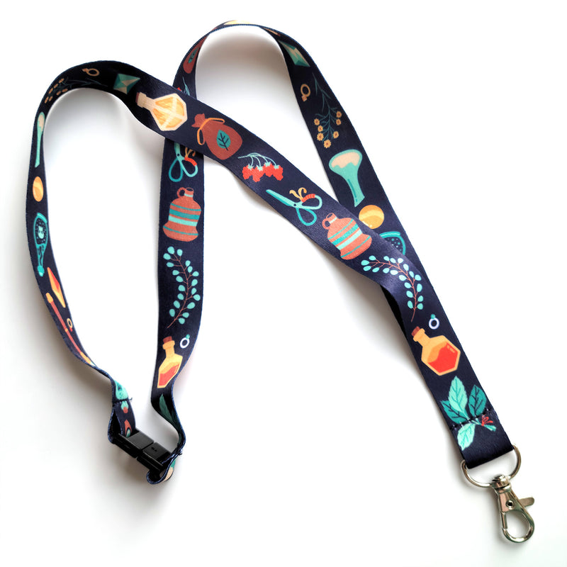 Alchemist Lanyard - Geeky merchandise for people who play D&D - Merch to wear and cute accessories and stationery Paola&