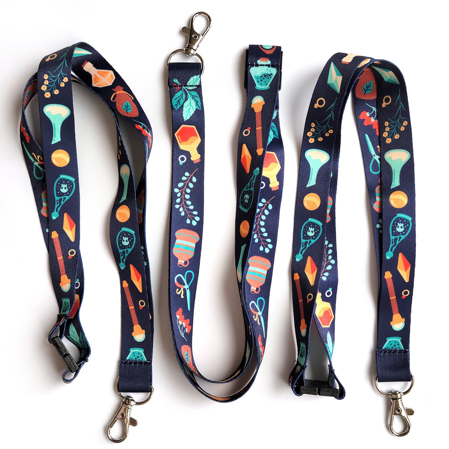 Alchemist Lanyard - Geeky merchandise for people who play D&D - Merch to wear and cute accessories and stationery Paola's Pixels