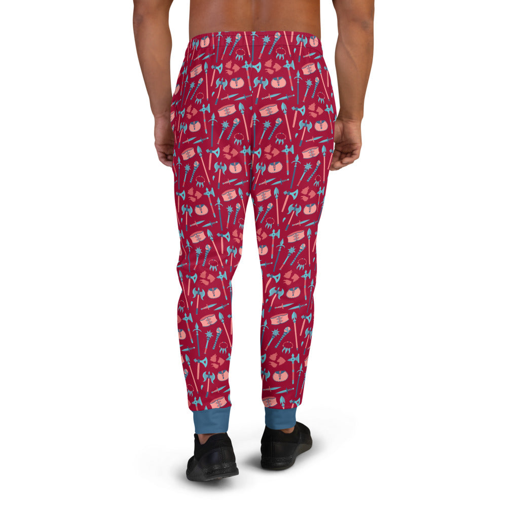 Barbarian Men's Joggers - Geeky merchandise for people who play D&D - Merch to wear and cute accessories and stationery Paola's Pixels