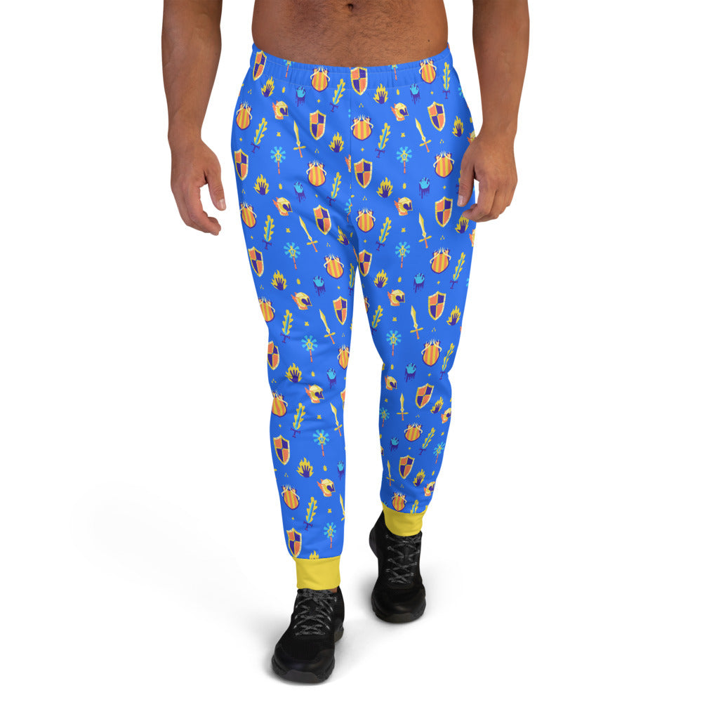 Paladin Men's Joggers - Geeky merchandise for people who play D&D - Merch to wear and cute accessories and stationery Paola's Pixels