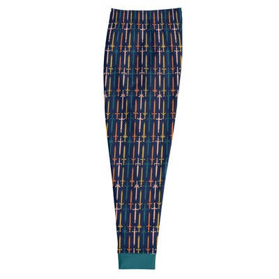 Fighter Swords Men's Joggers - Geeky merchandise for people who play D&D - Merch to wear and cute accessories and stationery Paola's Pixels