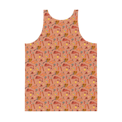 Summer Warlock Tank Top - Geeky merchandise for people who play D&D - Merch to wear and cute accessories and stationery Paola's Pixels