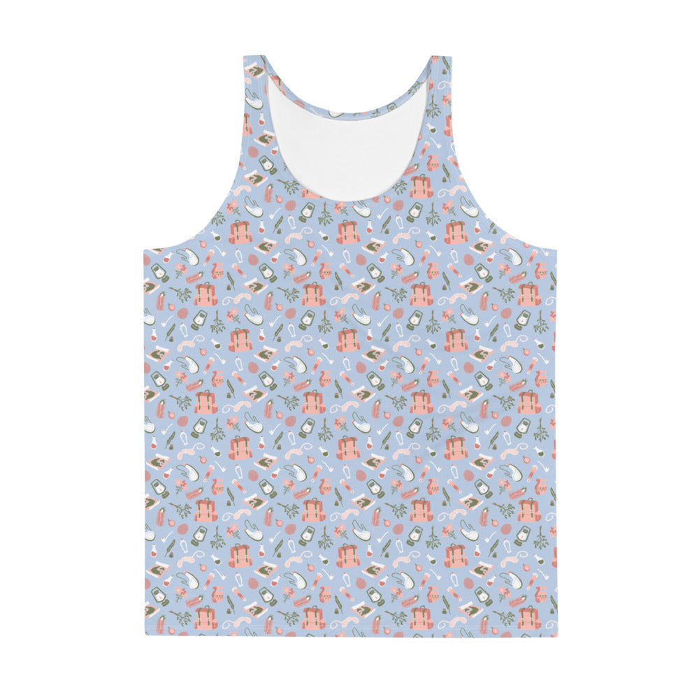 Adventurer Tank Top - Geeky merchandise for people who play D&D - Merch to wear and cute accessories and stationery Paola's Pixels