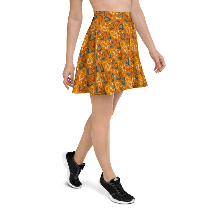 Monk Skater Skirt - Geeky merchandise for people who play D&D - Merch to wear and cute accessories and stationery Paola's Pixels