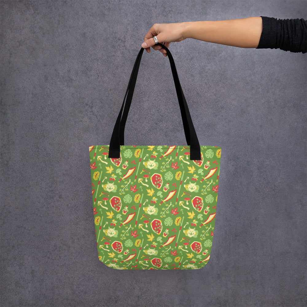 Druid Tote bag - Geeky merchandise for people who play D&D - Merch to wear and cute accessories and stationery Paola's Pixels