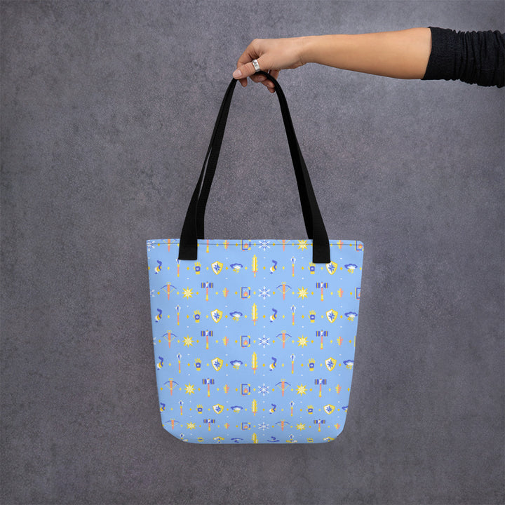 Cleric Tote bag - Geeky merchandise for people who play D&D - Merch to wear and cute accessories and stationery Paola's Pixels