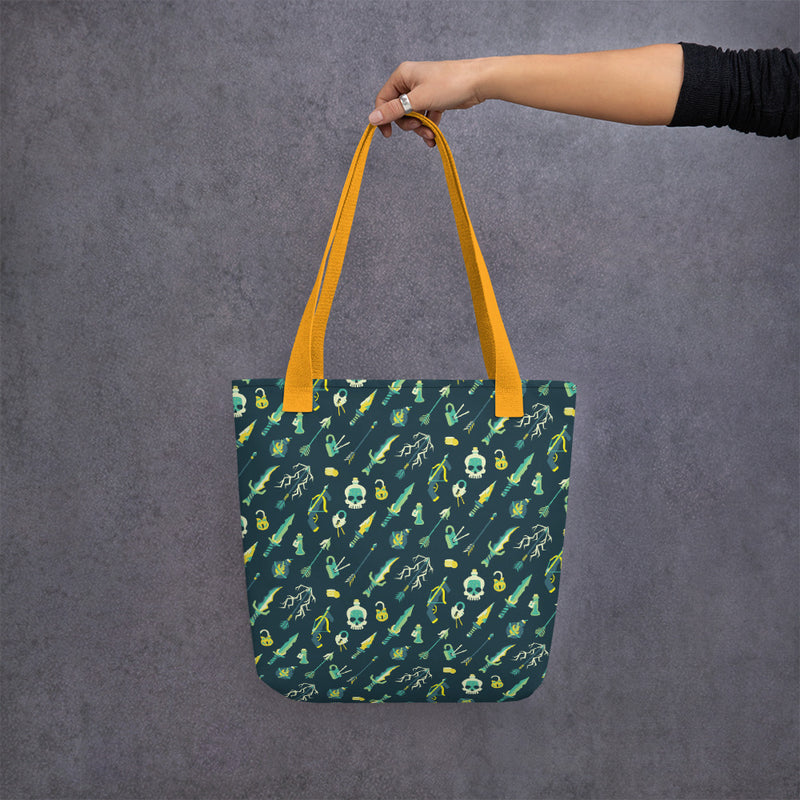 Rogue Tote Bag - Geeky merchandise for people who play D&D - Merch to wear and cute accessories and stationery Paola&