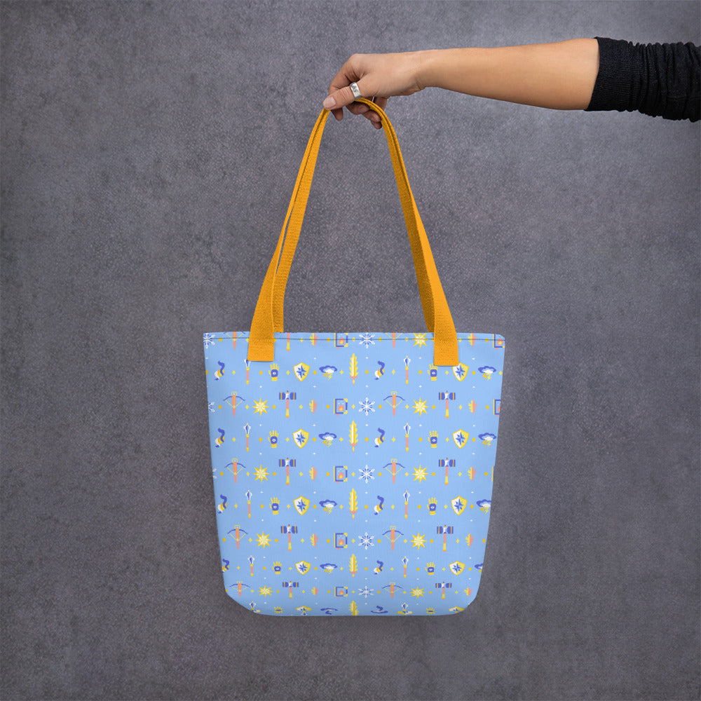 Cleric Tote bag - Geeky merchandise for people who play D&D - Merch to wear and cute accessories and stationery Paola's Pixels