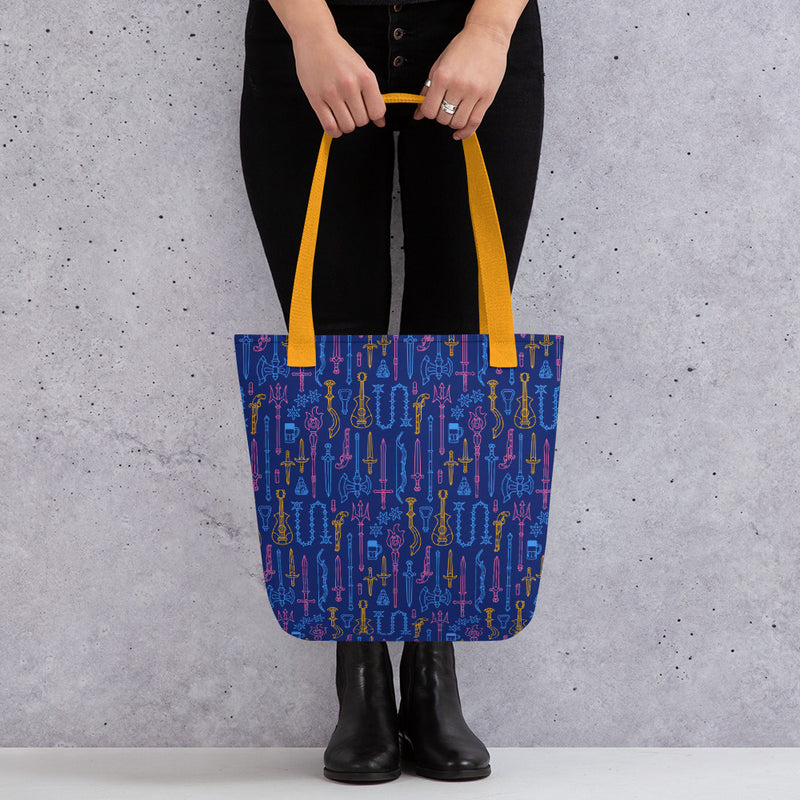 Damage Dealer Tote bag - Geeky merchandise for people who play D&D - Merch to wear and cute accessories and stationery Paola&