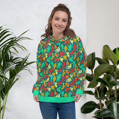 Dragons Hoodie - Geeky merchandise for people who play D&D - Merch to wear and cute accessories and stationery Paola's Pixels