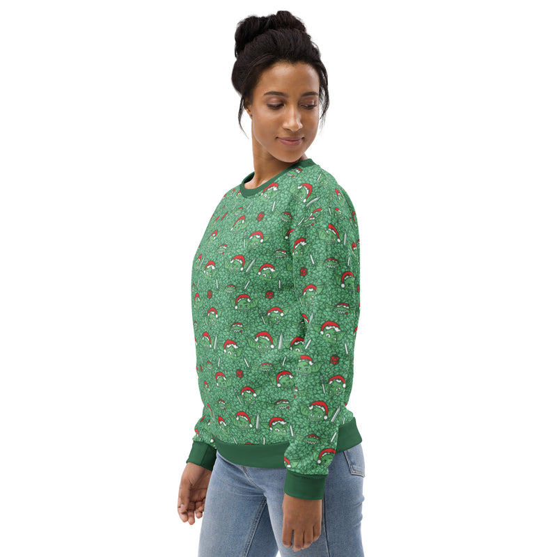 Santa Goblins Sweatshirt - Geeky merchandise for people who play D&D - Merch to wear and cute accessories and stationery Paola&