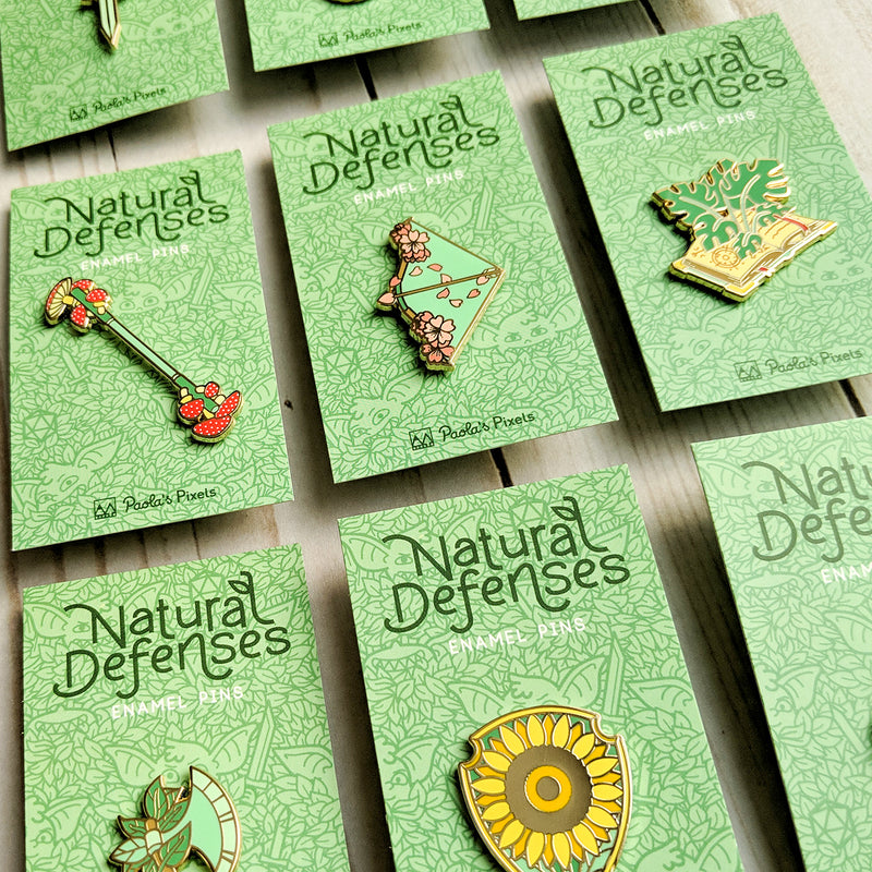 The Whole Natural Defenses Collection - Geeky merchandise for people who play D&D - Merch to wear and cute accessories and stationery Paola&
