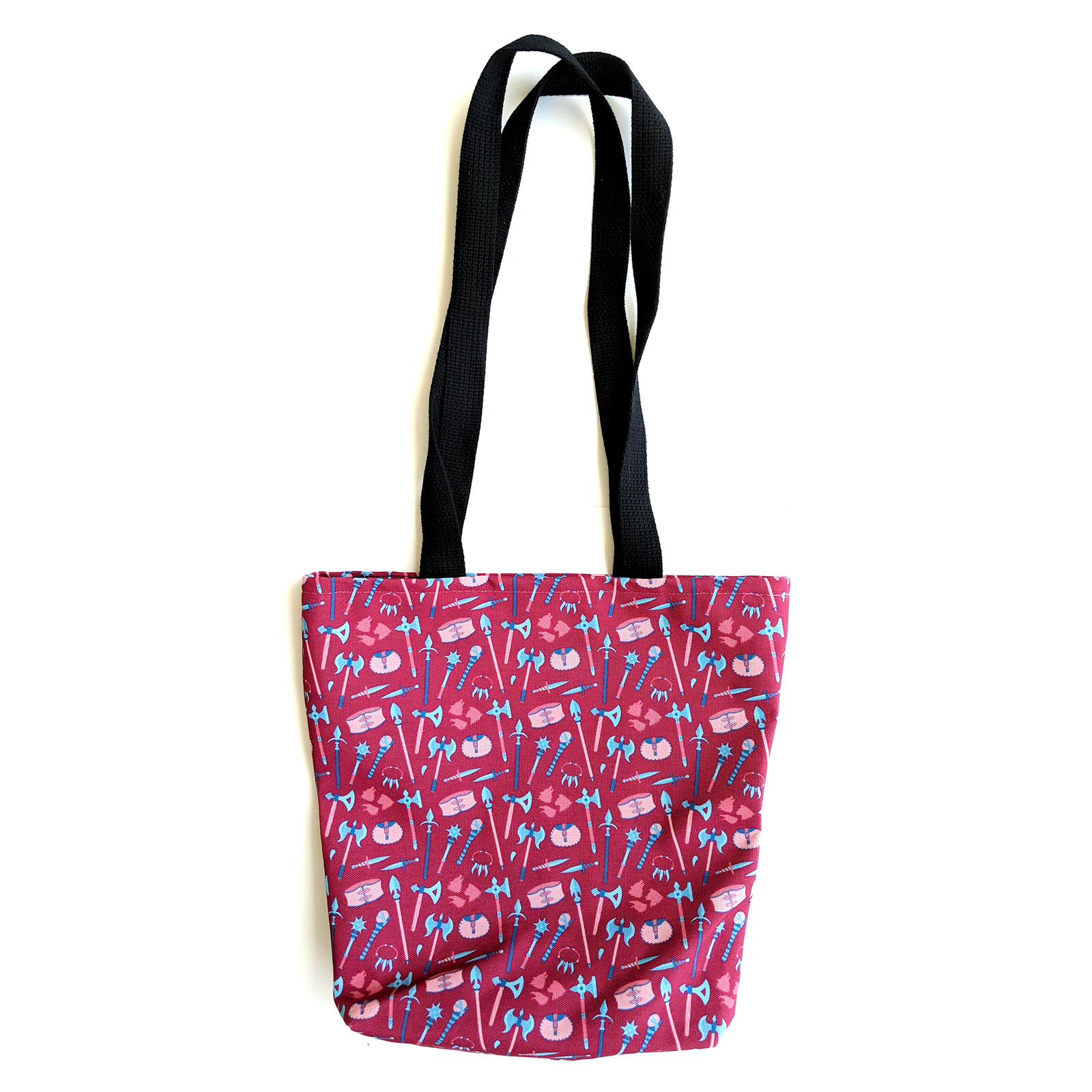 Barbarian Tote bag - Geeky merchandise for people who play D&D - Merch to wear and cute accessories and stationery Paola's Pixels
