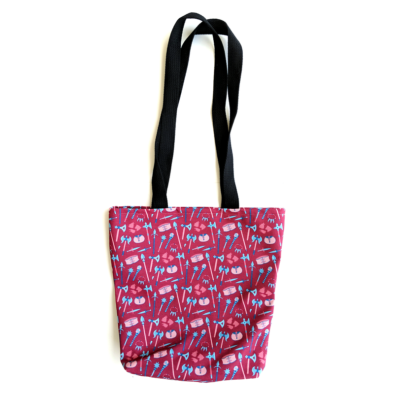 Barbarian Tote bag - Geeky merchandise for people who play D&D - Merch to wear and cute accessories and stationery Paola&