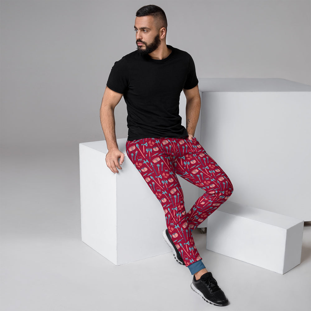 Barbarian Men's Joggers - Geeky merchandise for people who play D&D - Merch to wear and cute accessories and stationery Paola's Pixels