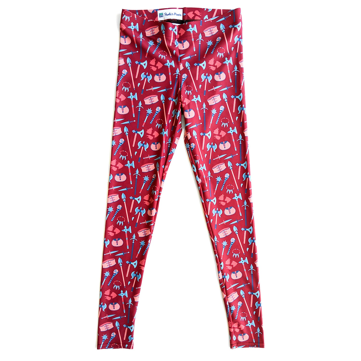 Barbarian Leggings - Geeky merchandise for people who play D&D - Merch to wear and cute accessories and stationery Paola's Pixels