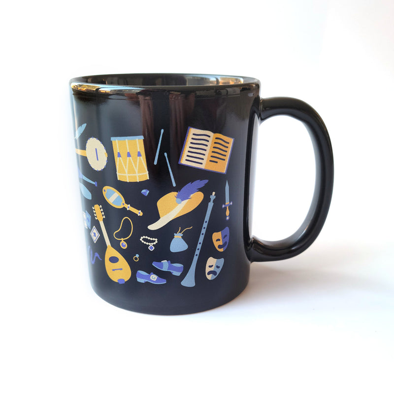 Bard Mug - Geeky merchandise for people who play D&D - Merch to wear and cute accessories and stationery Paola&