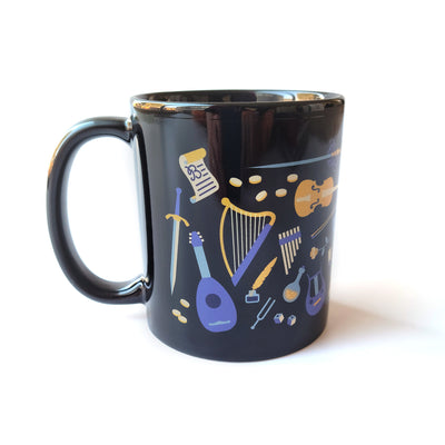 Bard Mug - Geeky merchandise for people who play D&D - Merch to wear and cute accessories and stationery Paola's Pixels