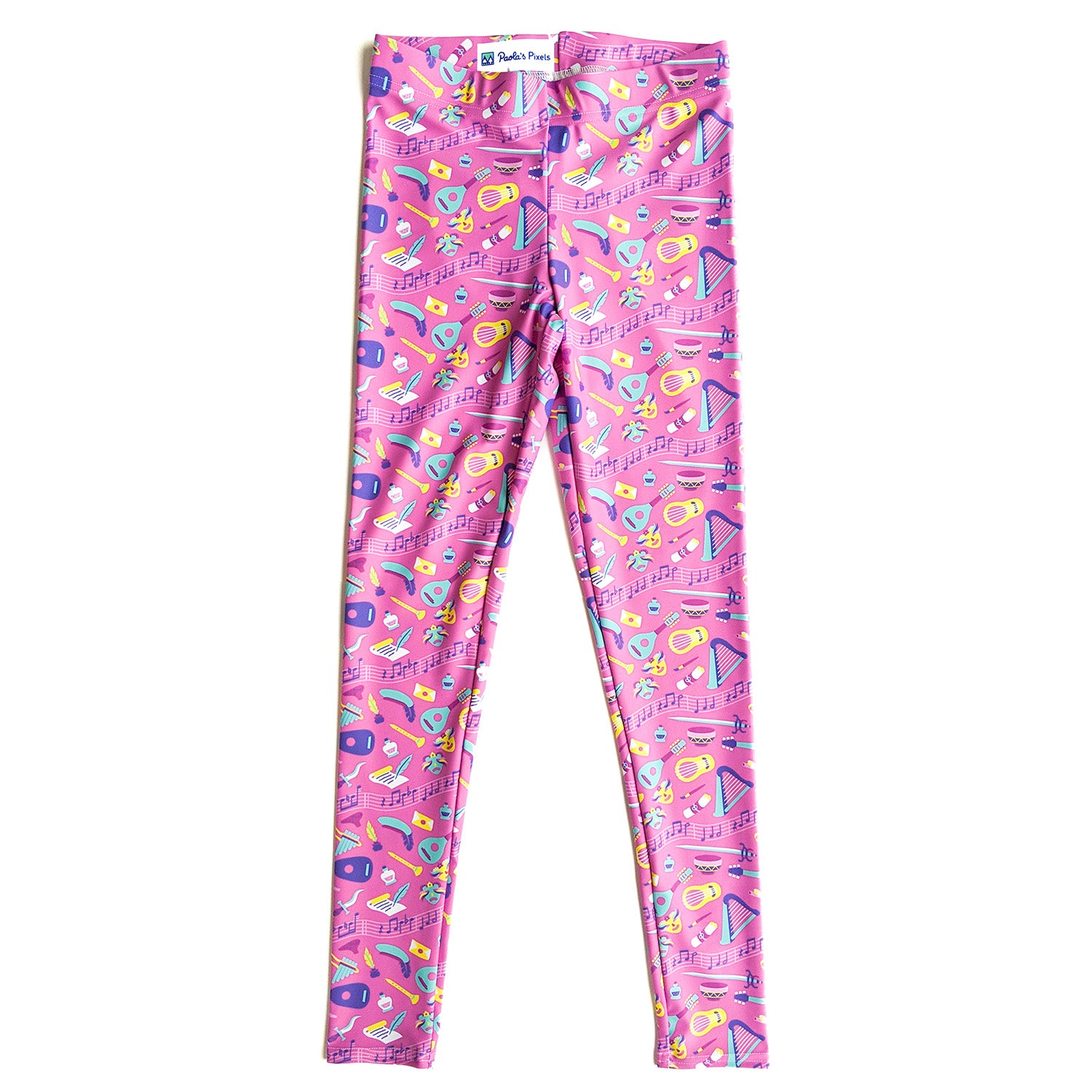 Bard Leggings - Geeky merchandise for people who play D&D - Merch to wear and cute accessories and stationery Paola's Pixels