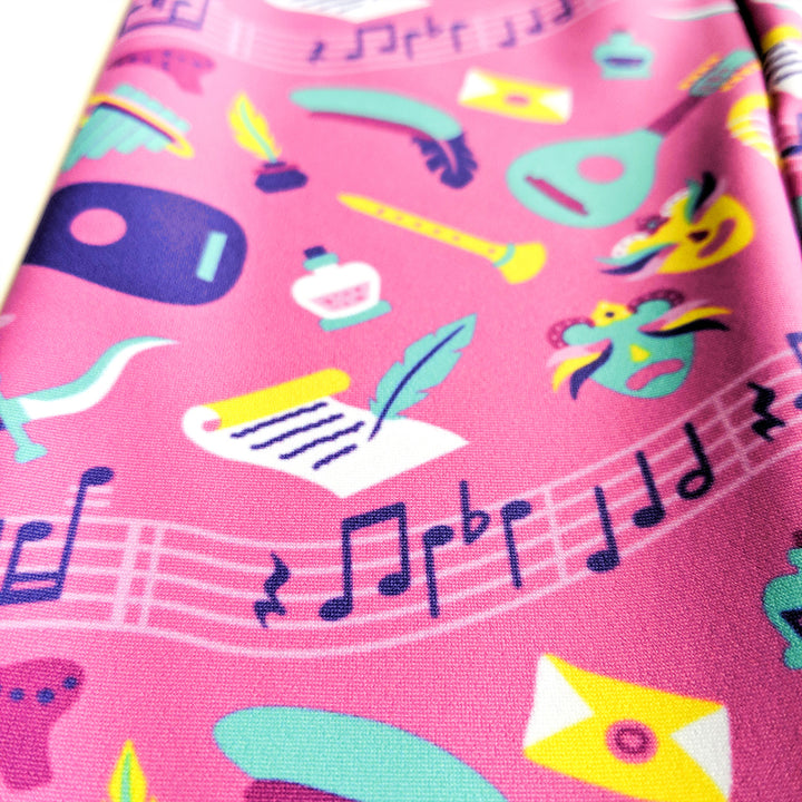 Bard Leggings - Geeky merchandise for people who play D&D - Merch to wear and cute accessories and stationery Paola's Pixels