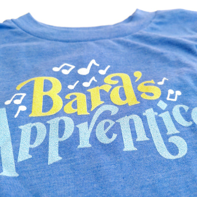 Bard's Apprentice Toddler Shirt - Geeky merchandise for people who play D&D - Merch to wear and cute accessories and stationery Paola's Pixels