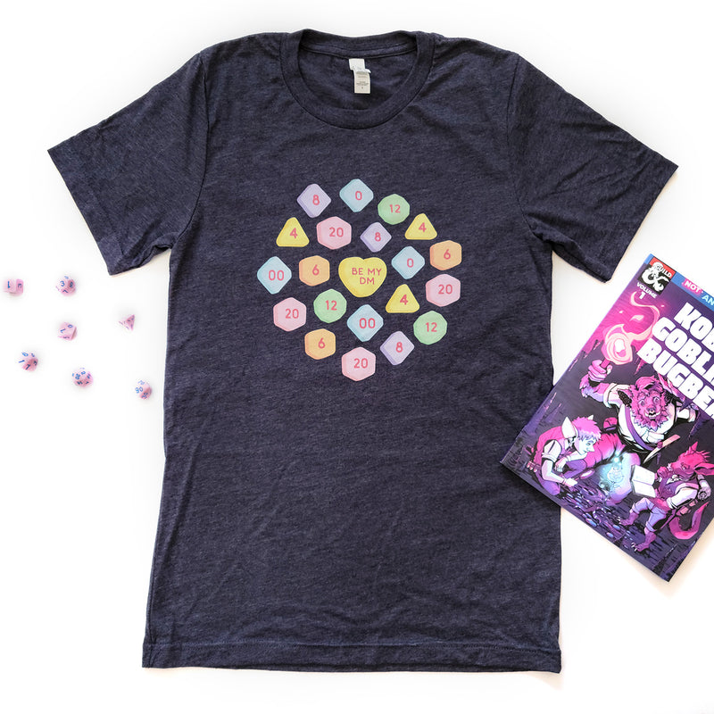 Be My DM Shirt - Geeky merchandise for people who play D&D - Merch to wear and cute accessories and stationery Paola&