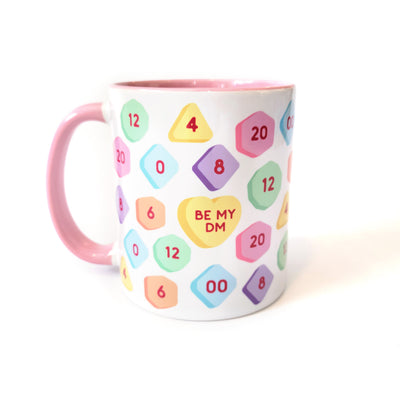 Be My DM Mug - Geeky merchandise for people who play D&D - Merch to wear and cute accessories and stationery Paola's Pixels