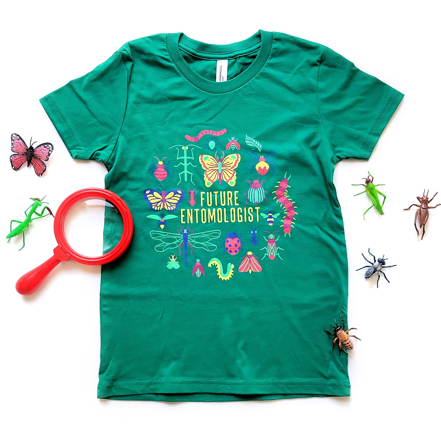 Future Entomologist Youth Shirt - Geeky merchandise for people who play D&D - Merch to wear and cute accessories and stationery Paola's Pixels