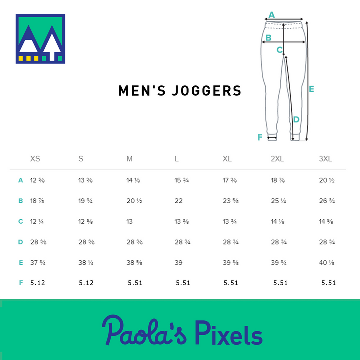 Rogue Men's Joggers - Geeky merchandise for people who play D&D - Merch to wear and cute accessories and stationery Paola's Pixels