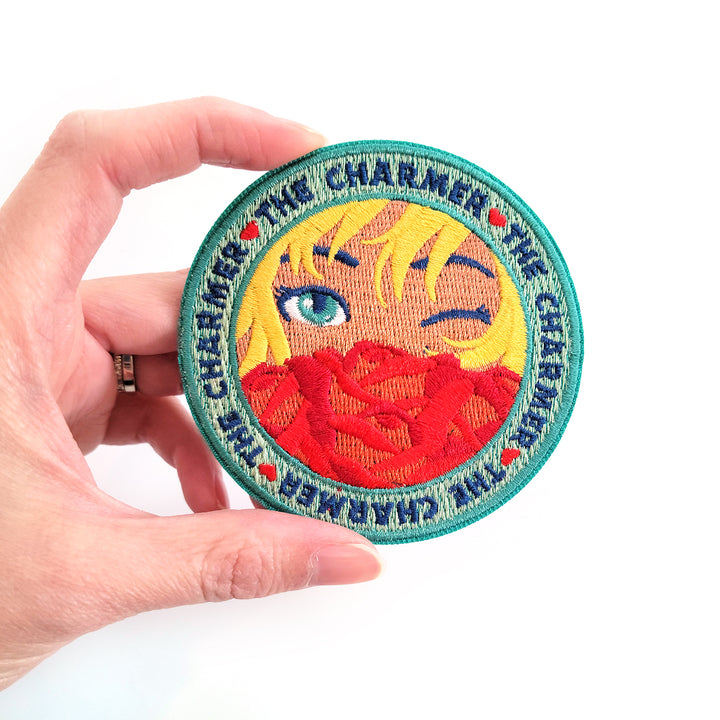 Seconds Sale! The Charmer Role Patch - Geeky merchandise for people who play D&D - Merch to wear and cute accessories and stationery Paola's Pixels