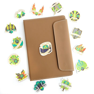 Class Classics Sticker Pack - Geeky merchandise for people who play D&D - Merch to wear and cute accessories and stationery Paola's Pixels